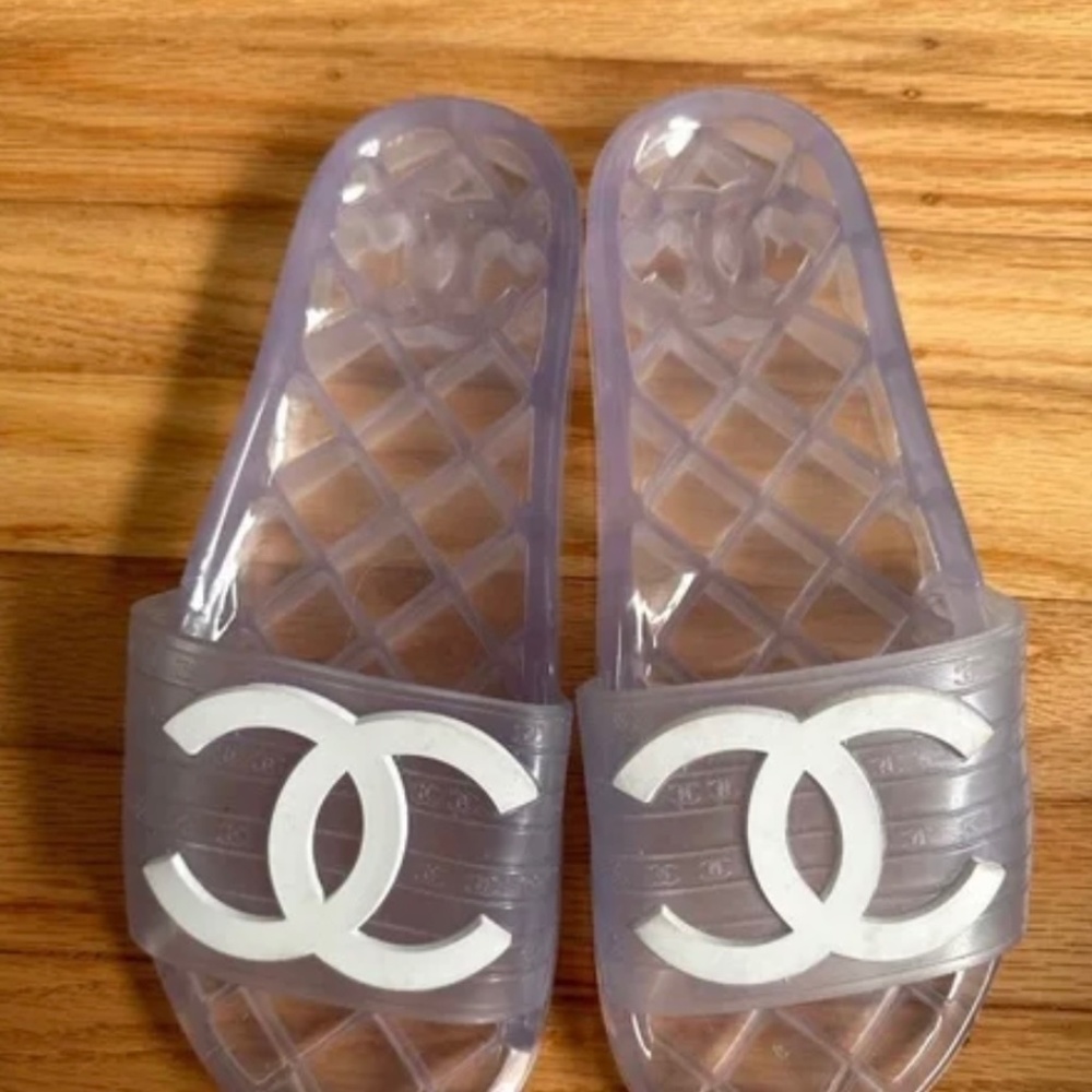 Authentic Gucci Clear Sandals